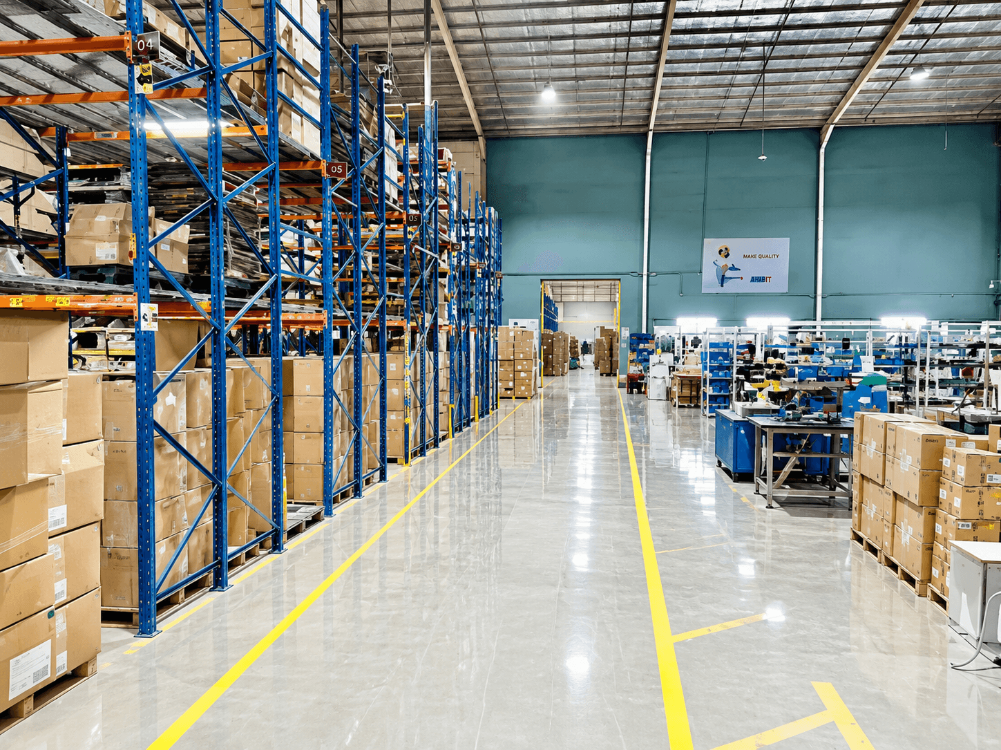 Landmark Arabia warehouse team